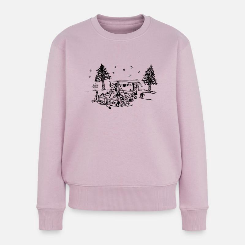 Swedish Shelter - Frauen Premium Bio Pullover - Altrosa