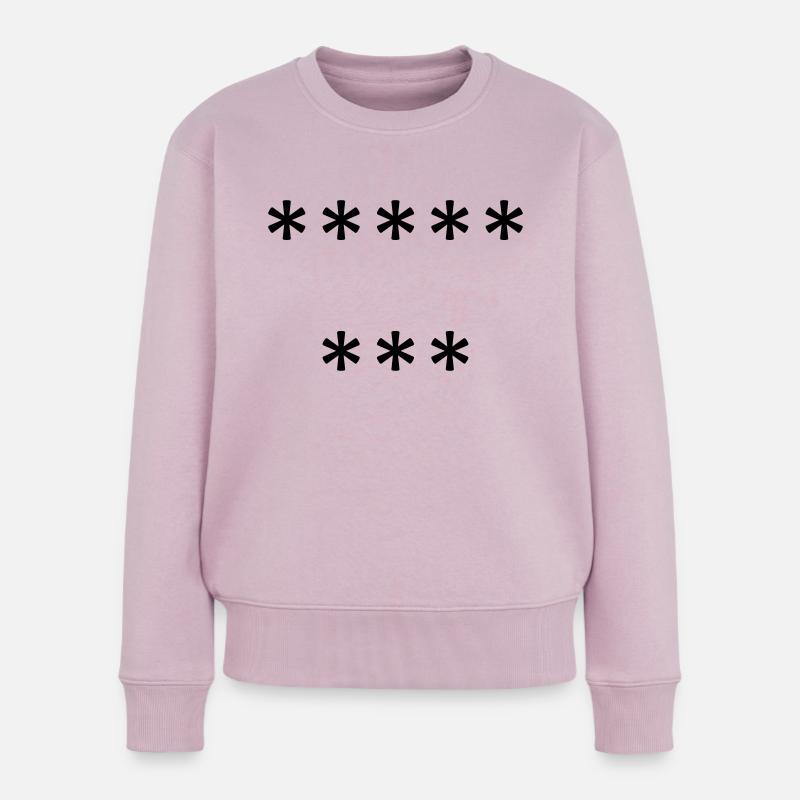 anti pis - Pull Premium bio Femme - rose poudré