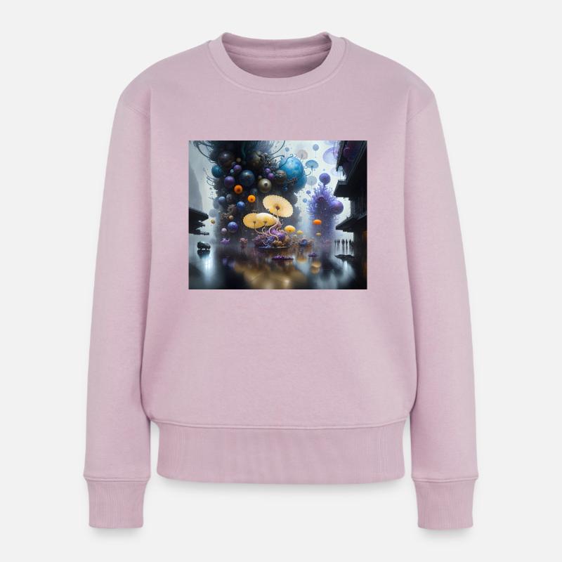 Reise in Actarus #8 - Frauen Premium Bio Pullover - Altrosa