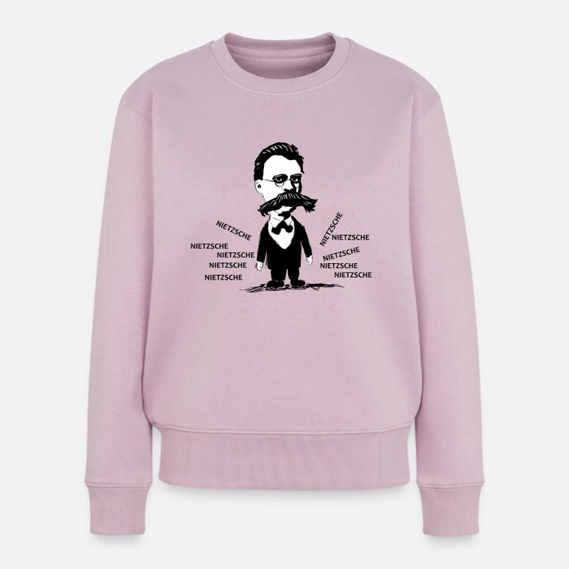 Nietzsche - Pull Premium bio Femme - rose poudré