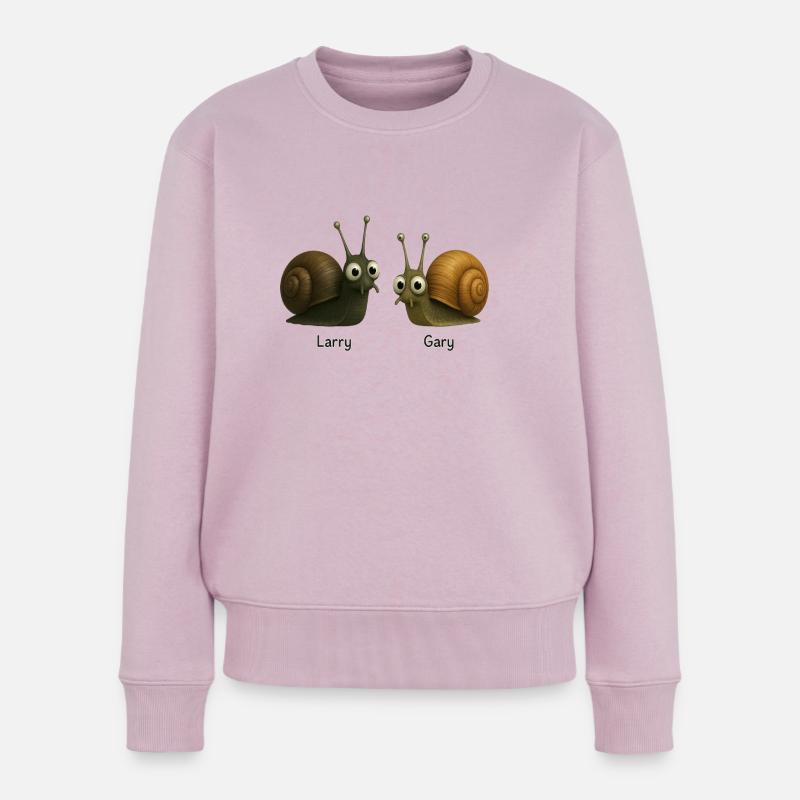 Larry et Gery - Pull Premium bio Femme - rose poudré