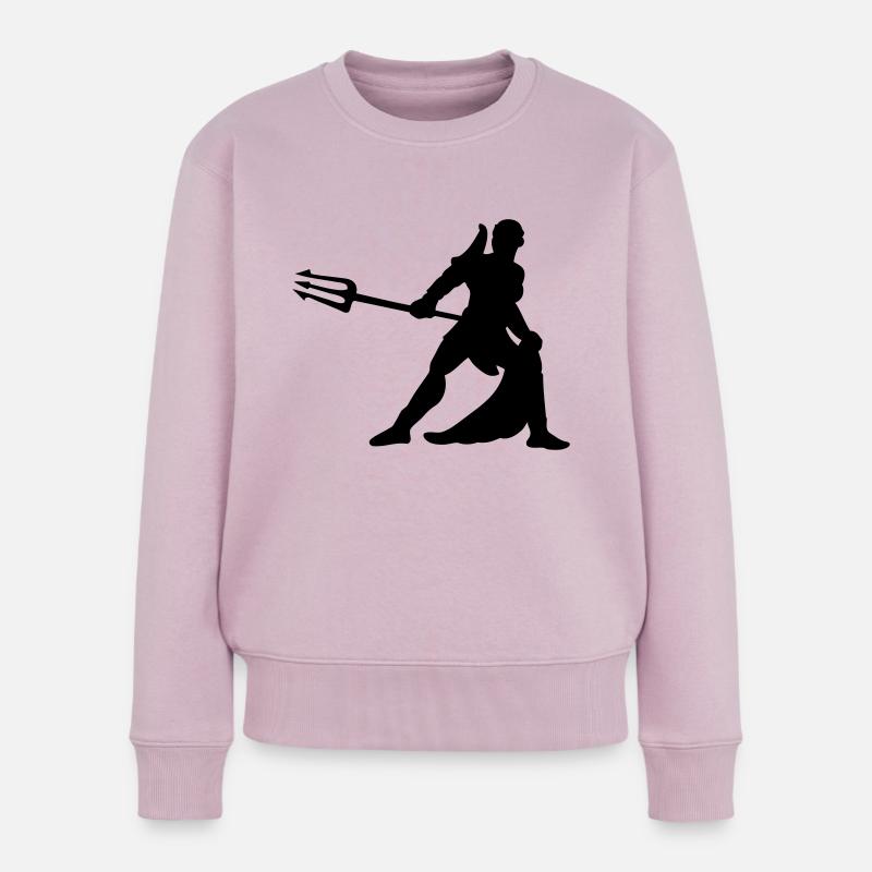 gladiator - Frauen Premium Bio Pullover - Altrosa