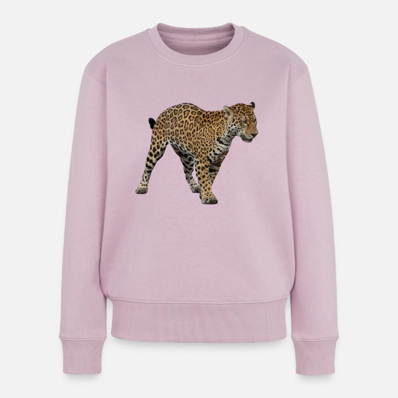 Jaguar 2 - Frauen Premium Bio Pullover - Altrosa