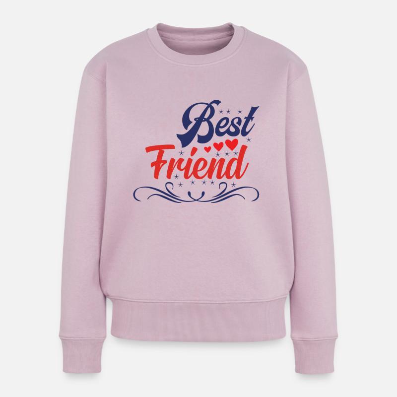 Bester Freund - Frauen Premium Bio Pullover - Altrosa