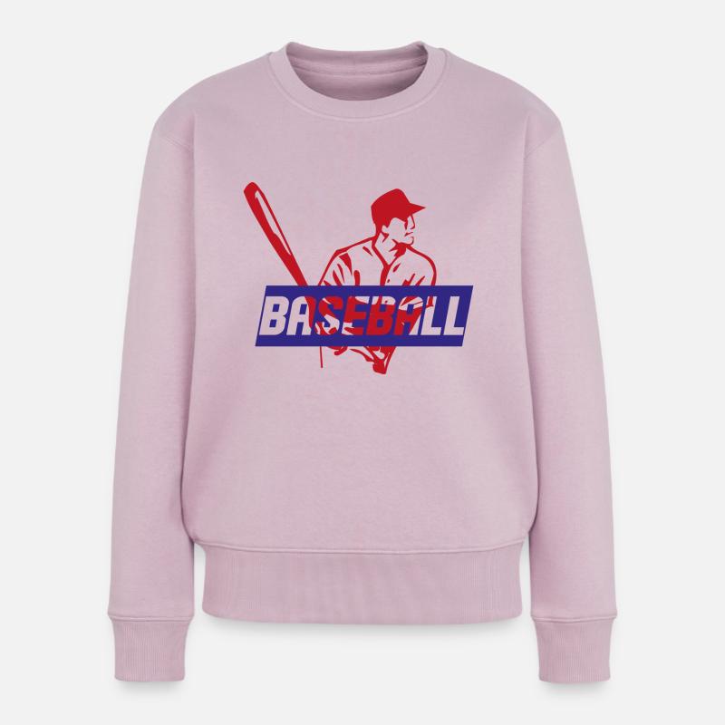 Baseball - Frauen Premium Bio Pullover - Altrosa