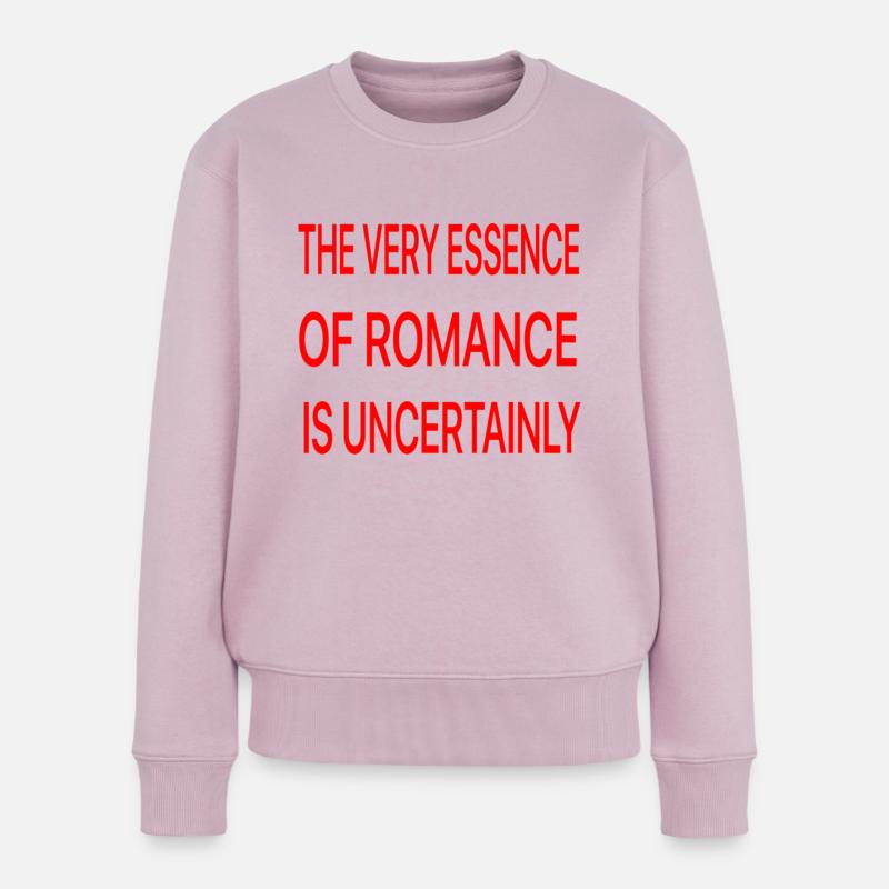 oscar wilde satz - Frauen Premium Bio Pullover - Altrosa