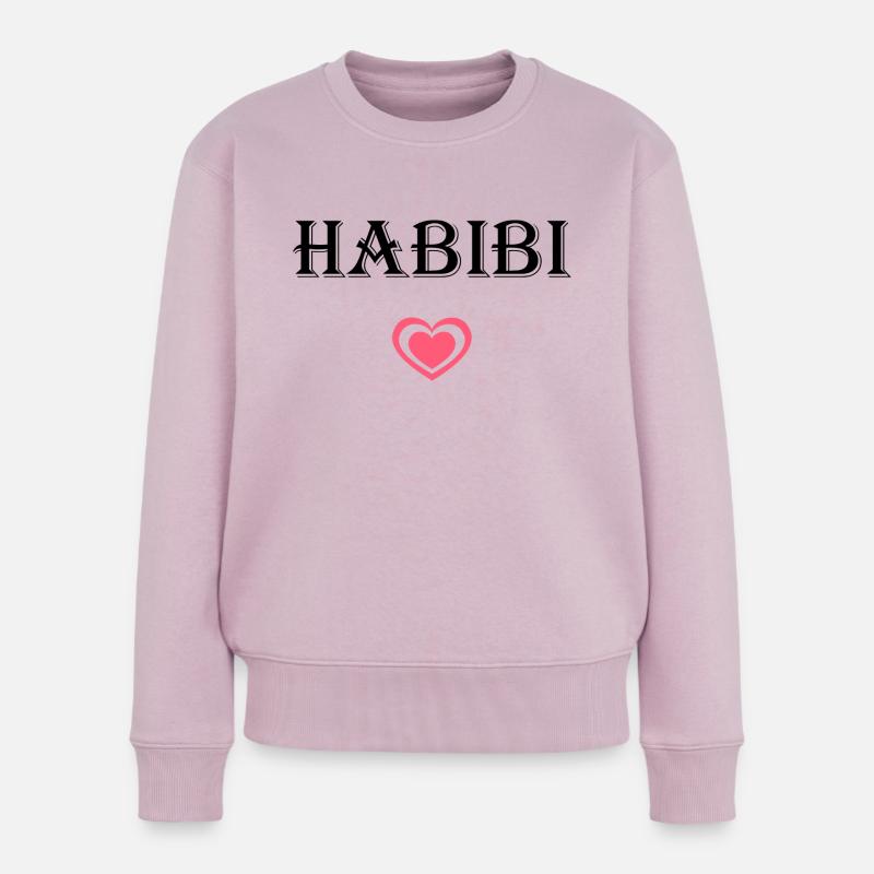 HABIBI - Pull Premium bio Femme - rose poudré