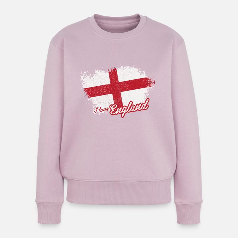 J'aime l'Angleterre - Pull Premium bio Femme - rose poudré