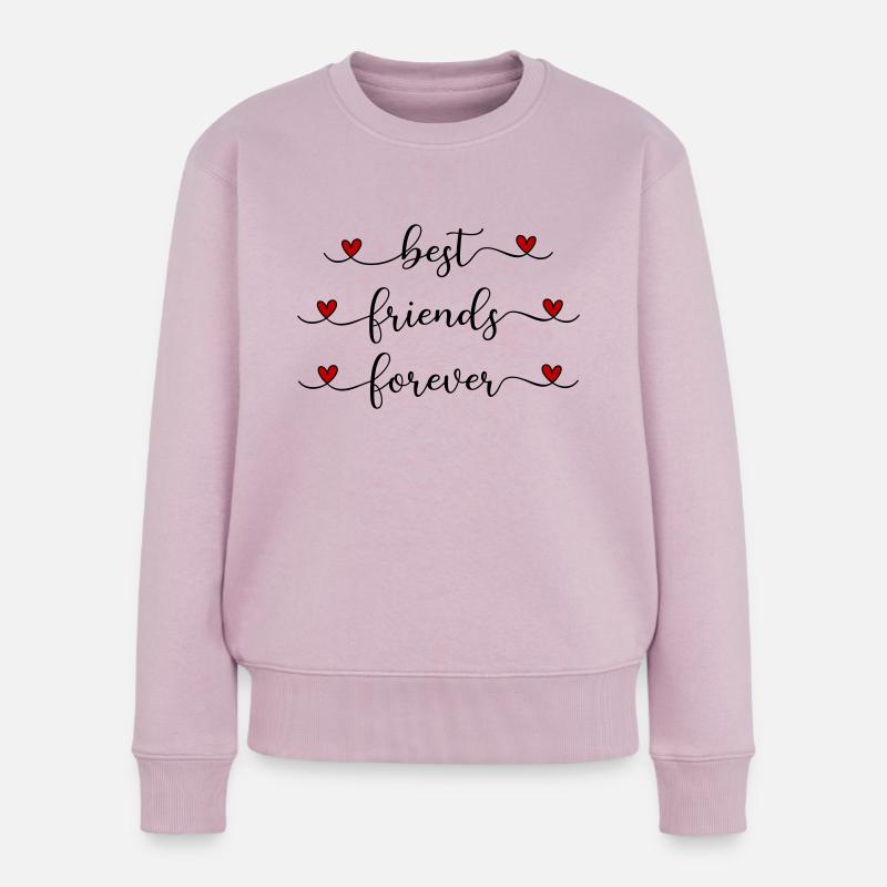 beste Freunde - Frauen Premium Bio Pullover - Altrosa