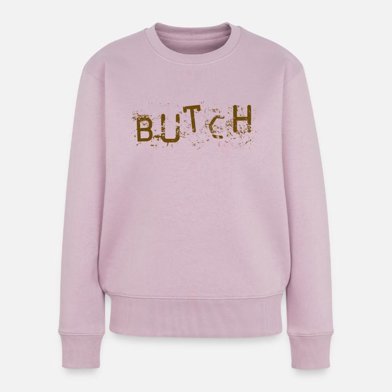 macho - Frauen Premium Bio Pullover - Altrosa