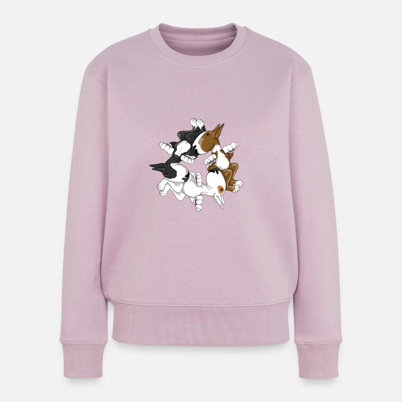 Trilobullies - Frauen Premium Bio Pullover - Altrosa