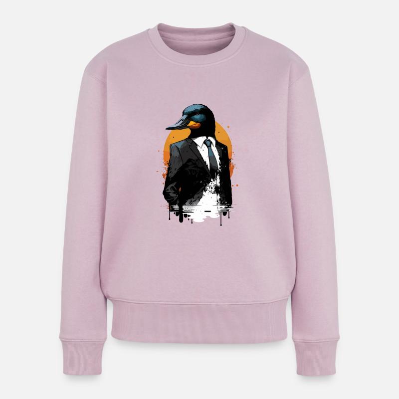 Canard - Pull Premium bio Femme - rose poudré
