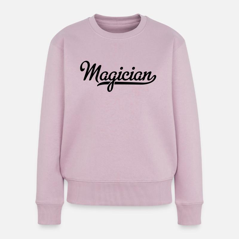 Zauberer - Frauen Premium Bio Pullover - Altrosa