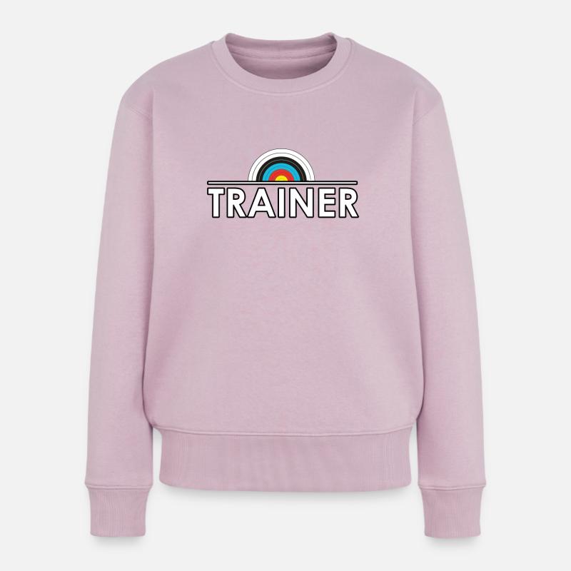 Trainer2 - Frauen Premium Bio Pullover - Altrosa