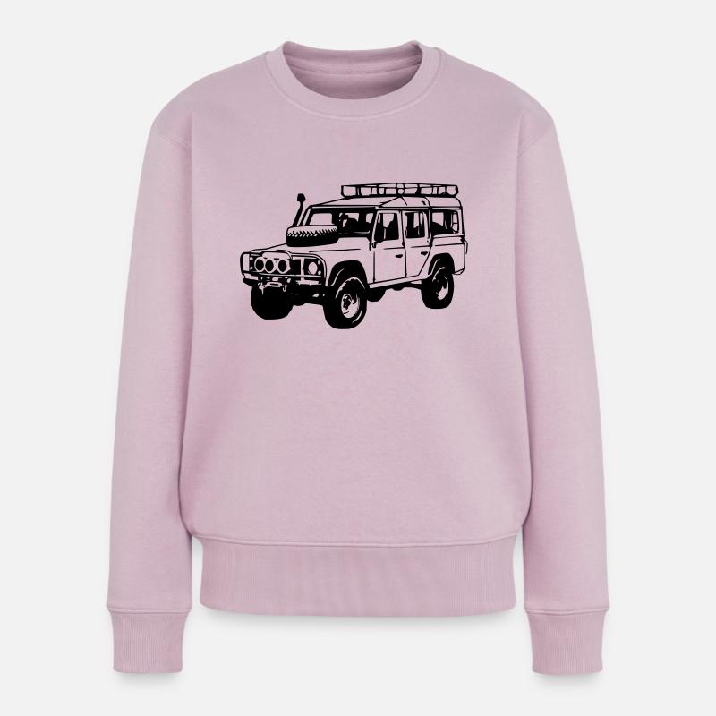 Land Rover Defender, Jeep, SUV - Pull Premium bio Femme - rose poudré