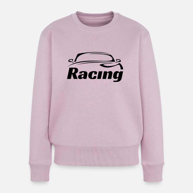 Auto-Resing 🖤 - Frauen Premium Bio Pullover - Altrosa