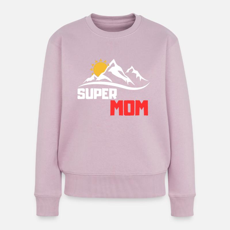 Super Maman - Pull Premium bio Femme - rose poudré