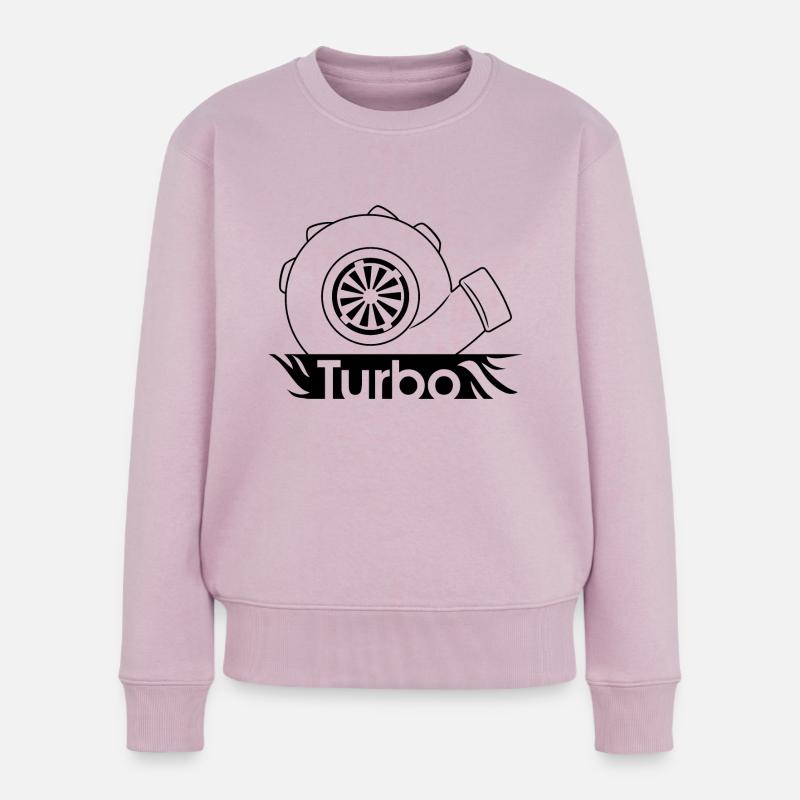 Turbo - Frauen Premium Bio Pullover - Altrosa