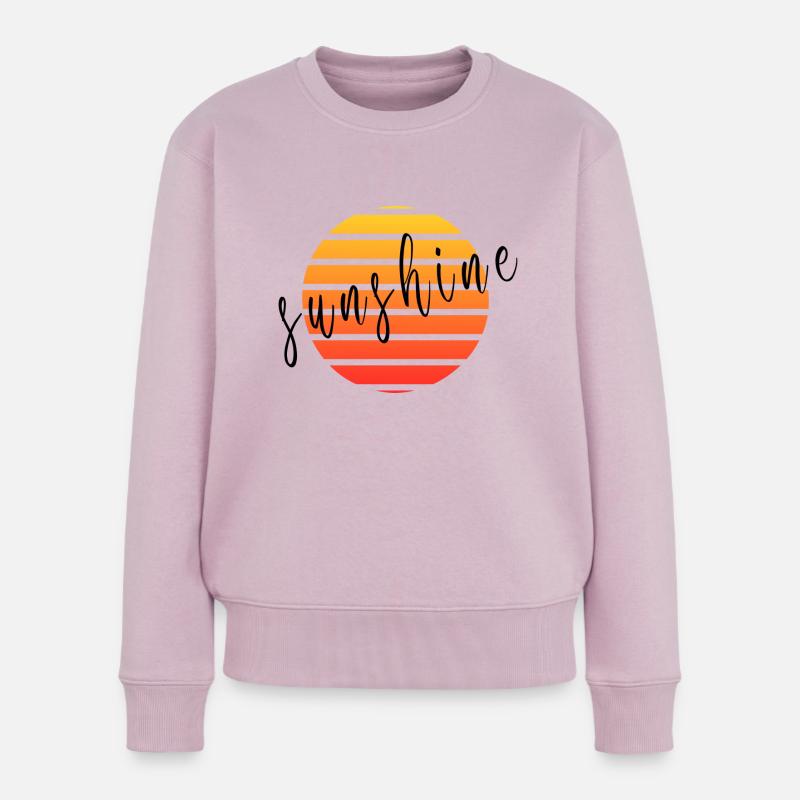 Sunshine - Pull Premium bio Femme - rose poudré
