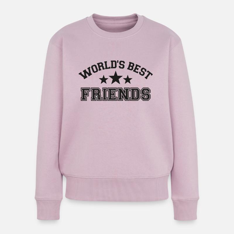 Beste Freunde - Frauen Premium Bio Pullover - Altrosa