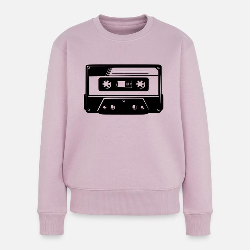 Kassette - Frauen Premium Bio Pullover - Altrosa