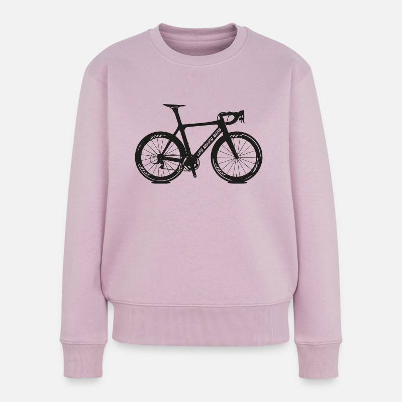 life behind bars - Frauen Premium Bio Pullover - Altrosa