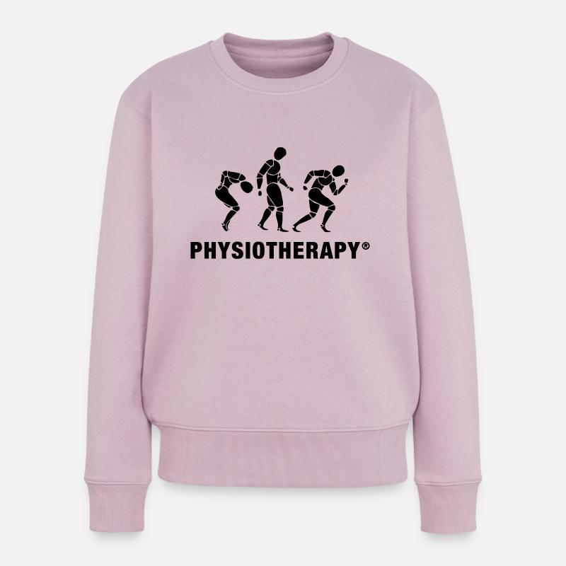Trois physiothérapeutes - Pull Premium bio Femme - rose poudré