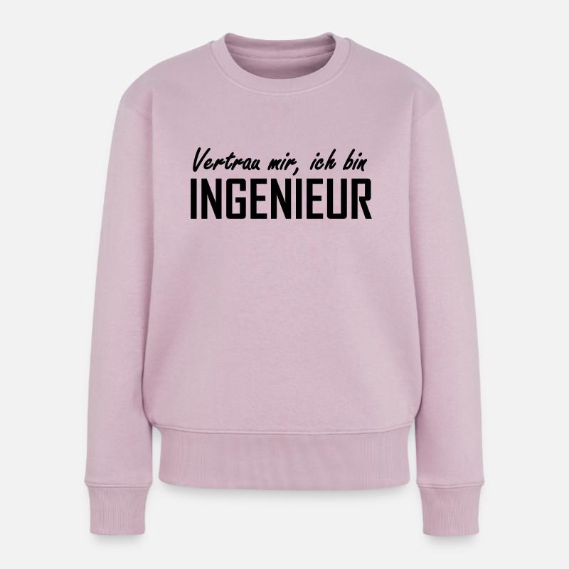 Ingenieur - Frauen Premium Bio Pullover - Altrosa