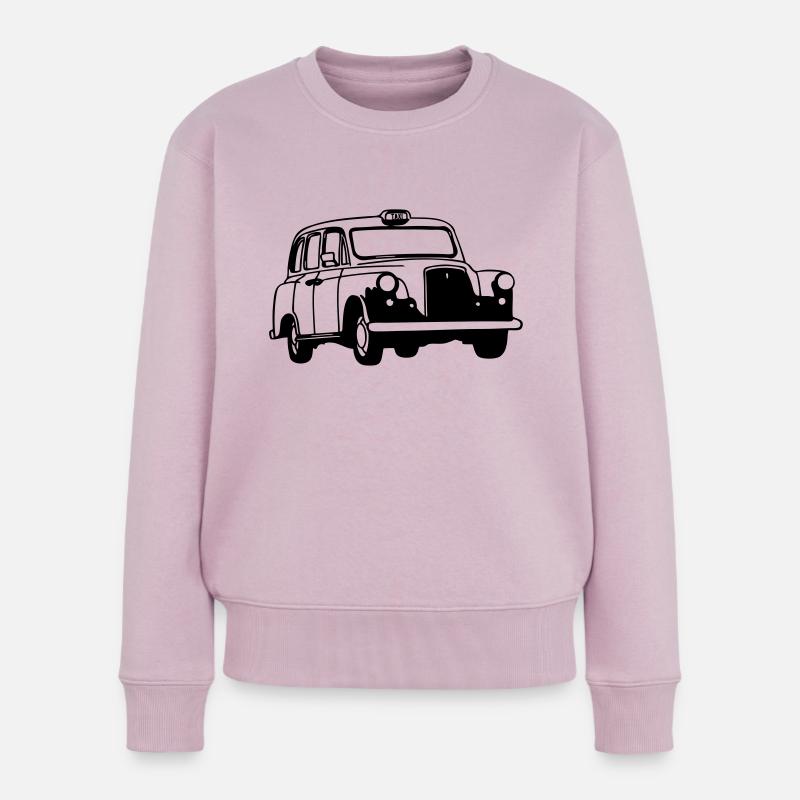 taxi - Frauen Premium Bio Pullover - Altrosa