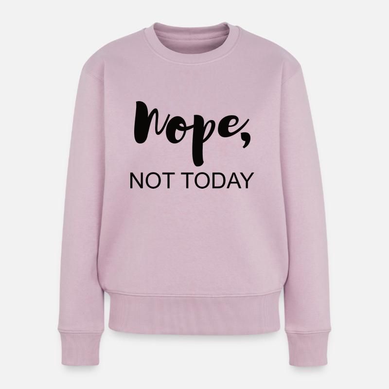 Heute nicht - Frauen Premium Bio Pullover - Altrosa