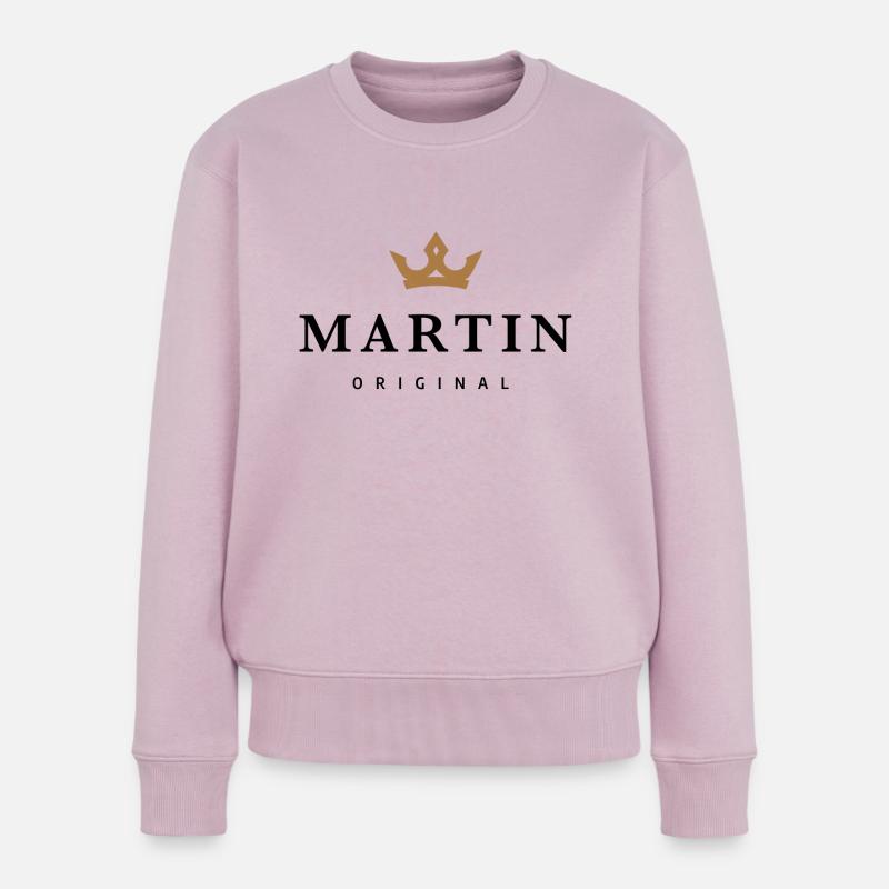 Martin - Pull Premium bio Femme - rose poudré
