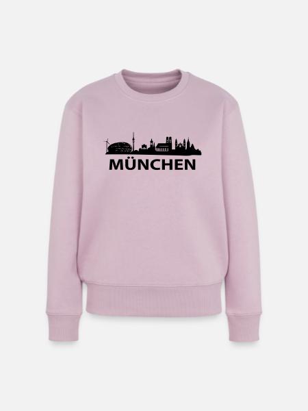 munchen - Frauen Premium Bio Pullover - Altrosa