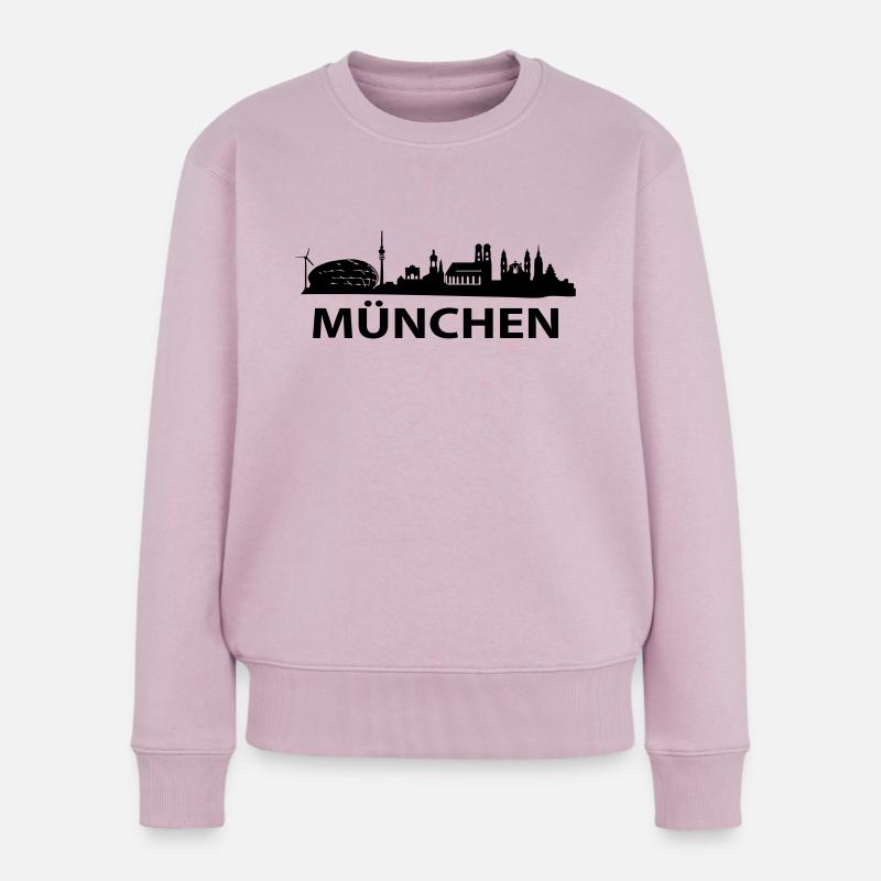 munchen - Frauen Premium Bio Pullover - Altrosa