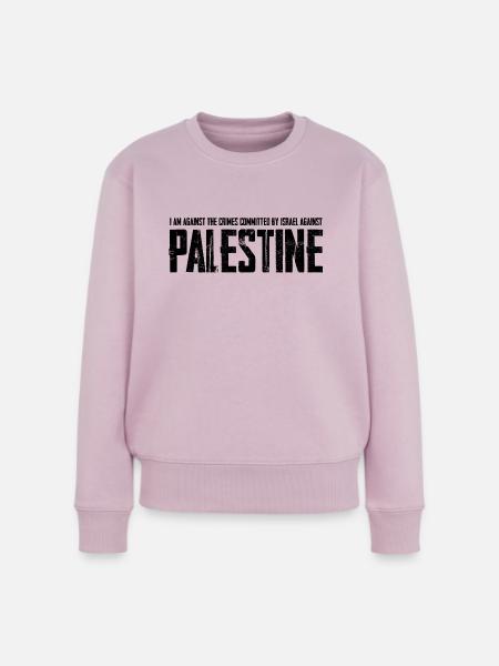Palästina - Frauen Premium Bio Pullover - Altrosa