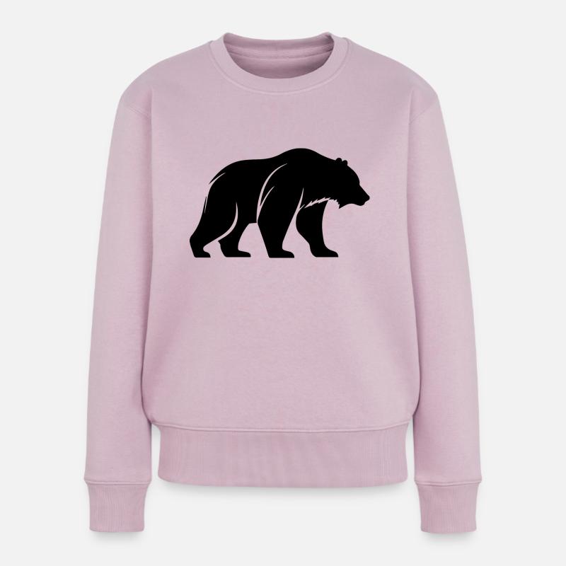 Schwarzbär - Frauen Premium Bio Pullover - Altrosa