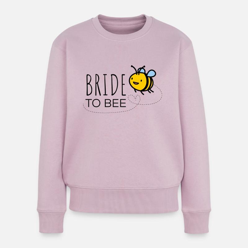 Bride To Bee - Frauen Premium Bio Pullover - Altrosa
