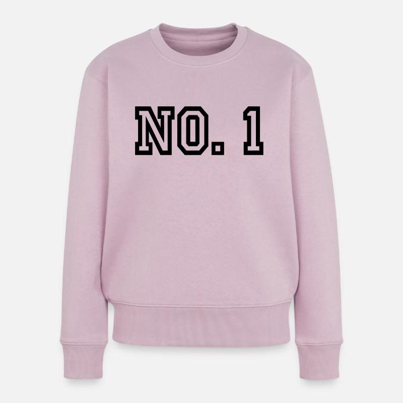 No. 1 - Frauen Premium Bio Pullover - Altrosa