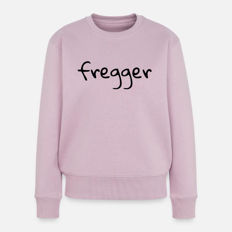 fregger - Frauen Premium Bio Pullover - Altrosa