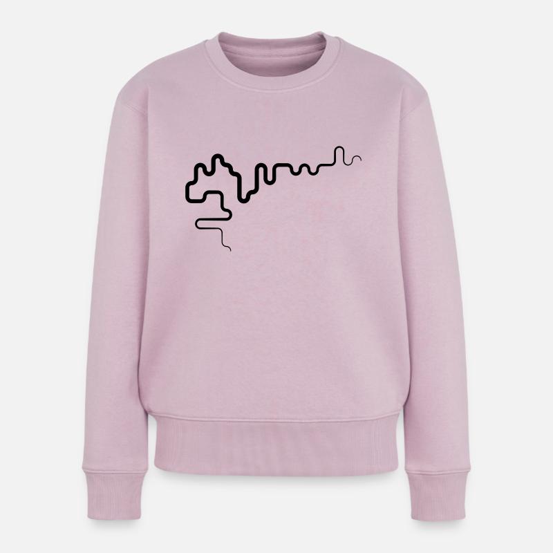 Iceland - Frauen Premium Bio Pullover - Altrosa