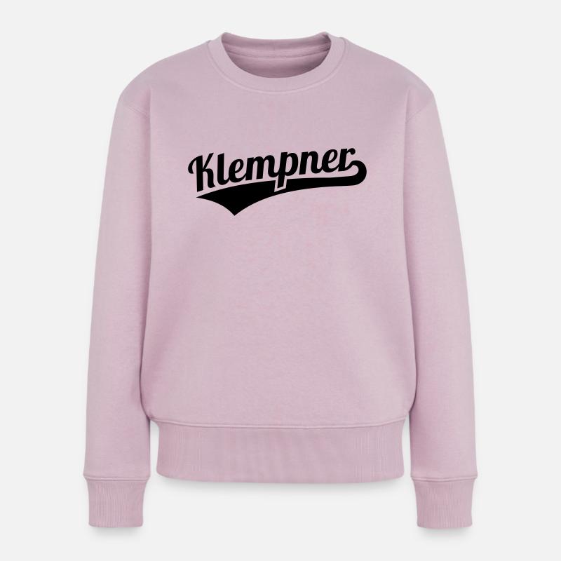Klempner - Frauen Premium Bio Pullover - Altrosa