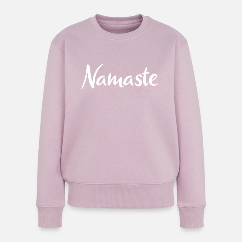 Namaste - Frauen Premium Bio Pullover - Altrosa