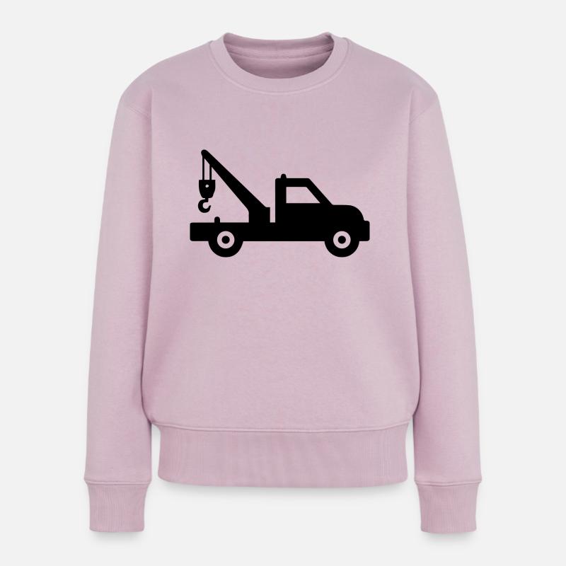 Der Abschleppwagen service 24h - Frauen Premium Bio Pullover - Altrosa