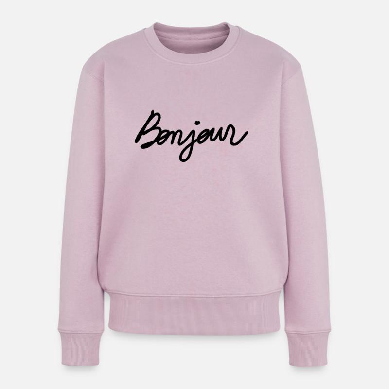 Hallo - Frauen Premium Bio Pullover - Altrosa