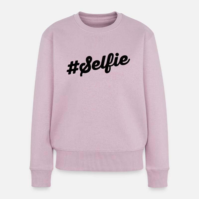 Selfie - Frauen Premium Bio Pullover - Altrosa