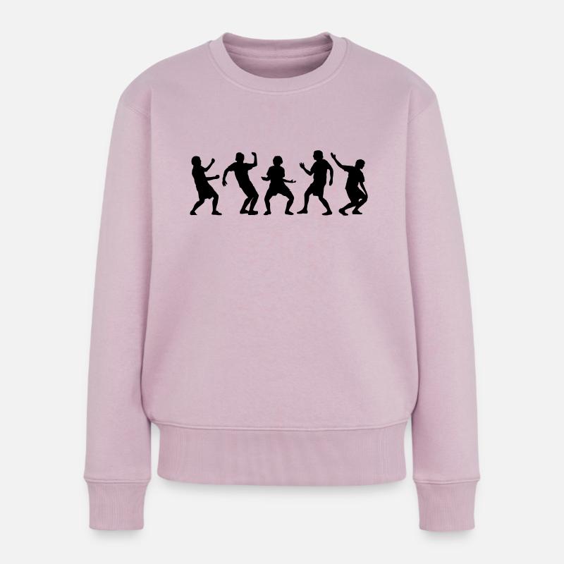 dance - Frauen Premium Bio Pullover - Altrosa