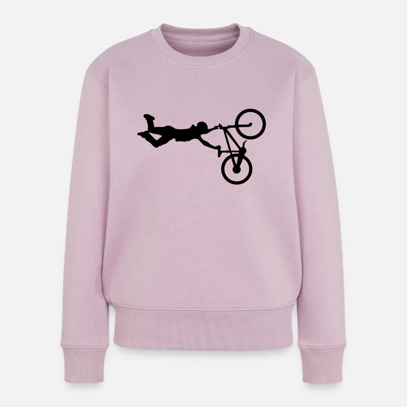BMX # 2 - Frauen Premium Bio Pullover - Altrosa