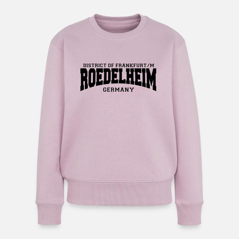 Frankfurt roedelheim - Frauen Premium Bio Pullover - Altrosa