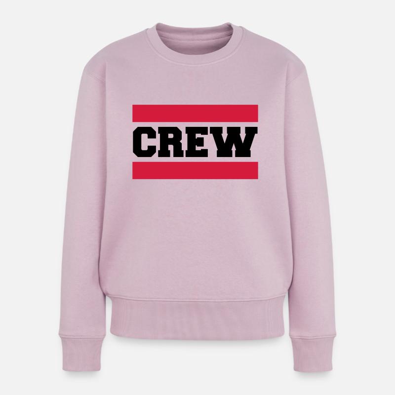 Crew - Frauen Premium Bio Pullover - Altrosa