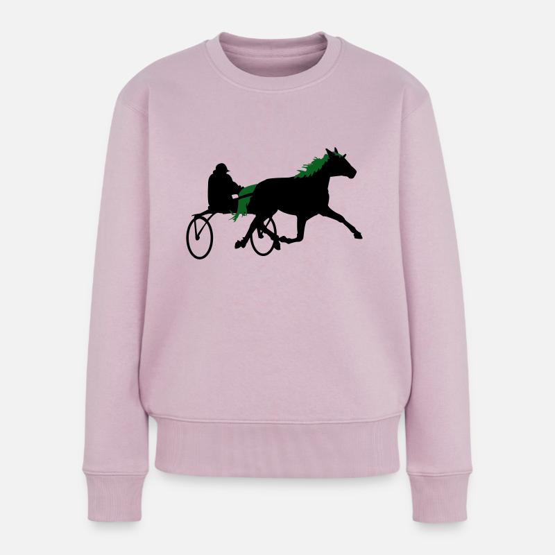 Sulki im Trab - Frauen Premium Bio Pullover - Altrosa