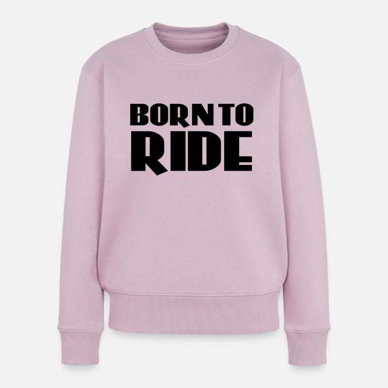 Born to ride - Pull Premium bio Femme - rose poudré